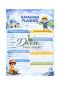 Reusable Ramadan Planner (For Boys)
